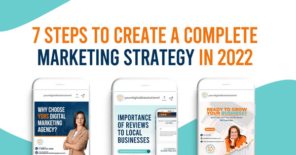 7 Steps to Create a Complete Marketing Strategy in 2022 - YDBS