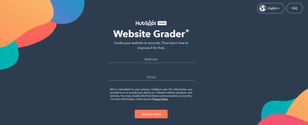 SEO Tools Website Grader - Digital Marketing Agency