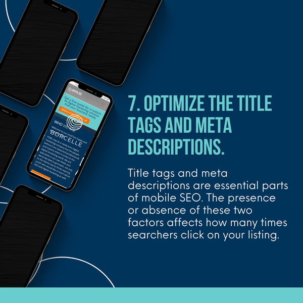 how to build mobile friendly site - Optimize the title tags and meta descriptions