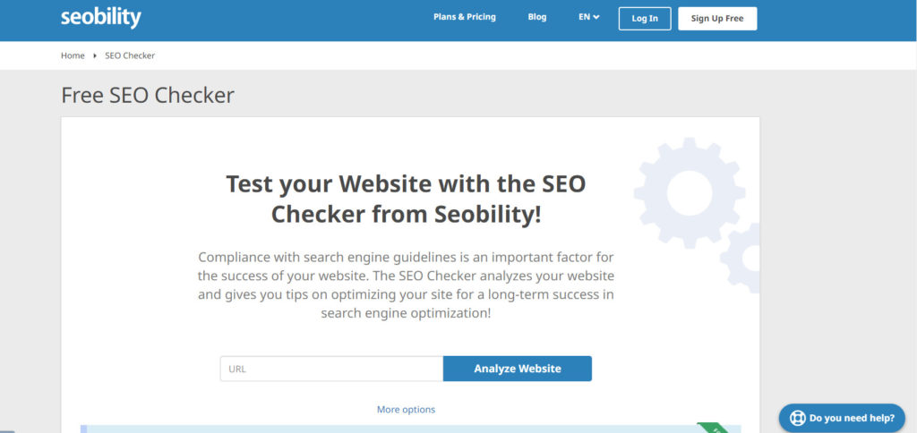 SEO auditing tool - YDBS