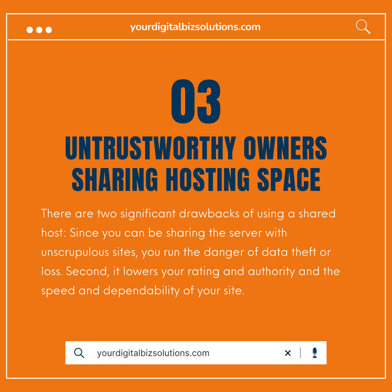 Untrustworthy Owners Sharing Hosting Space