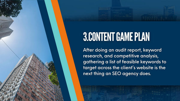 Digital Marketing Service - Content Game Plan