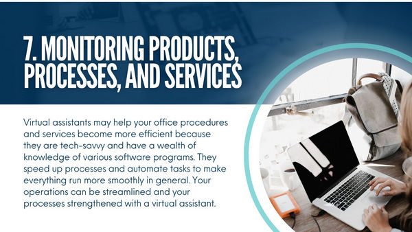 Monitoring products, processes, and services - benefits of hiring a virtual assistant