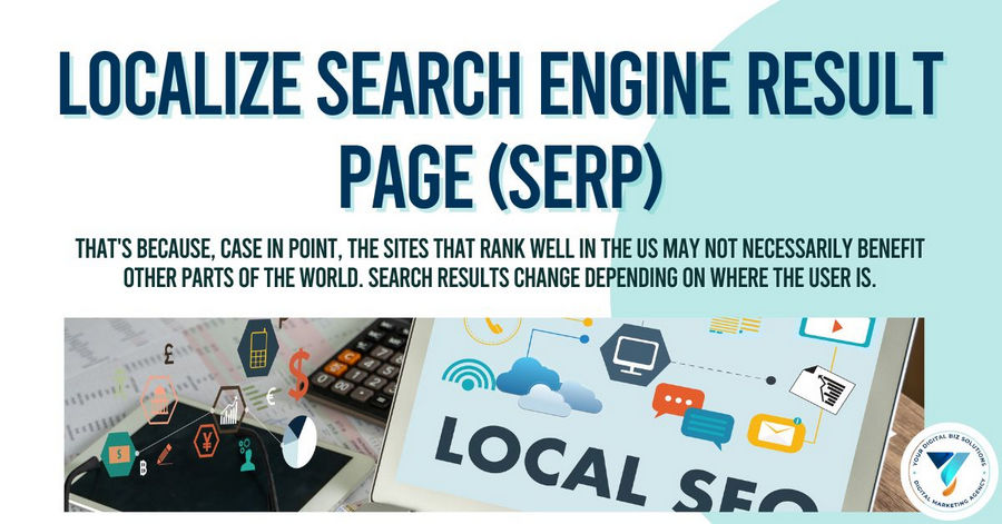 Localize Search Engine Result Page (SERP)