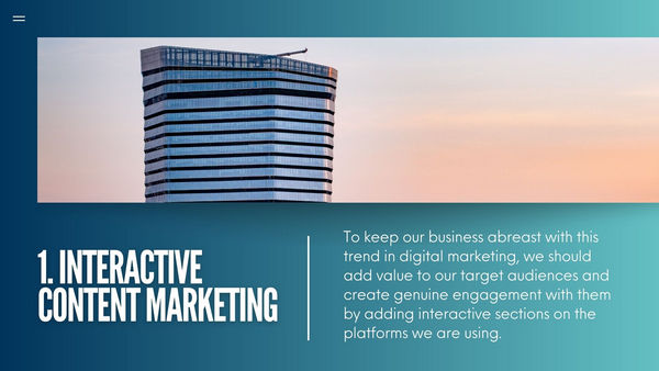 Interactive Content Marketing - digital marketing trends