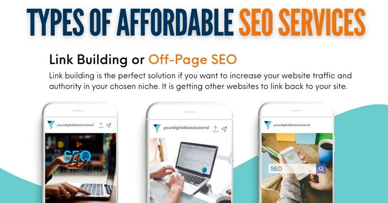 affordable SEO services - link building or Off-page SEO